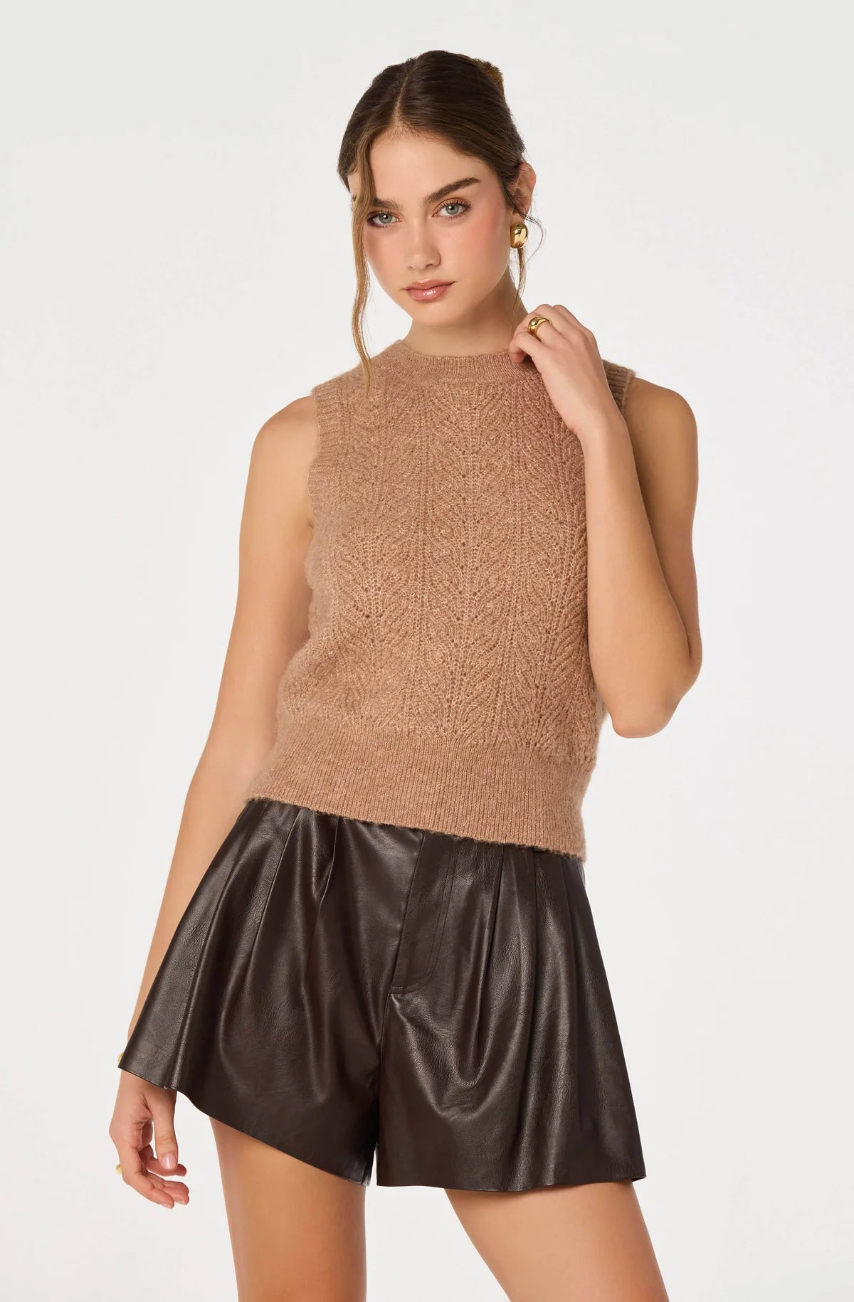 Pernille Cable Knit Sweater Vest