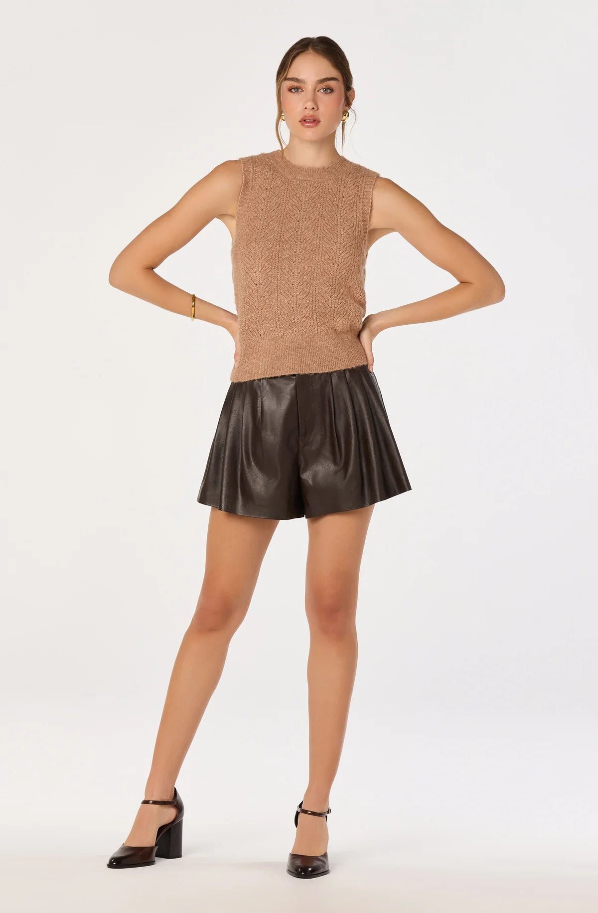Pernille Cable Knit Sweater Vest