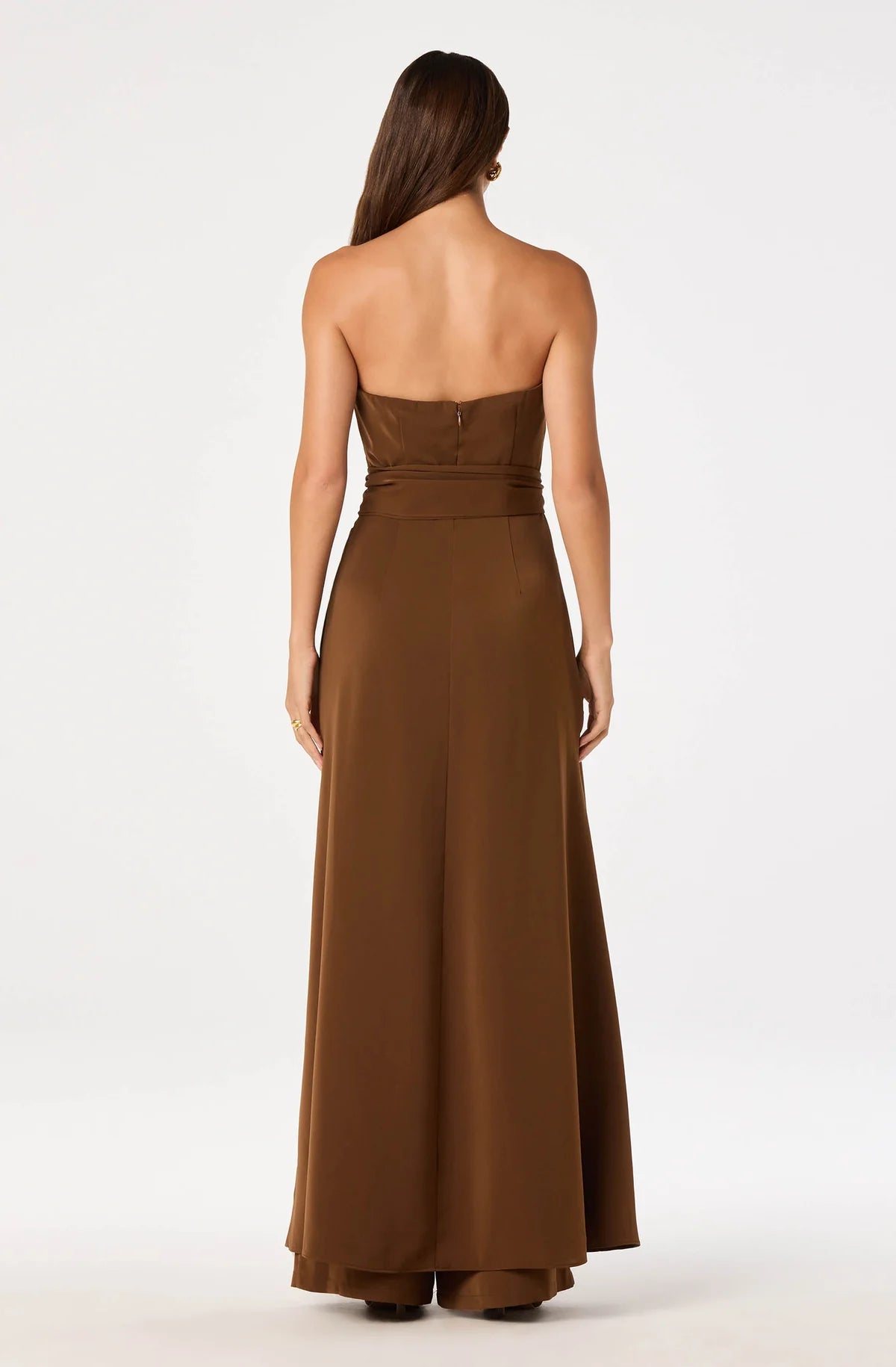 Ginger Strapless Wrap-Style Tunic