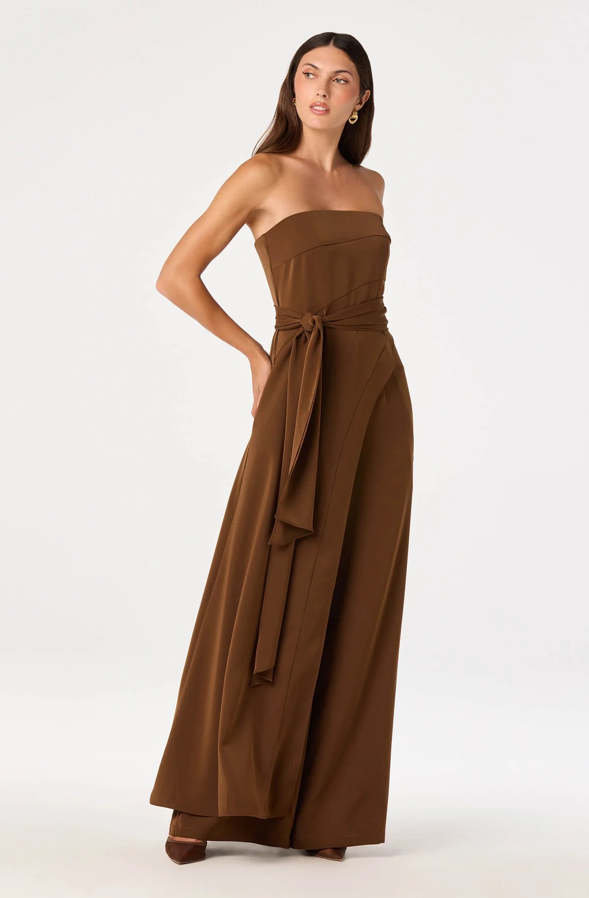 Ginger Strapless Wrap-Style Tunic