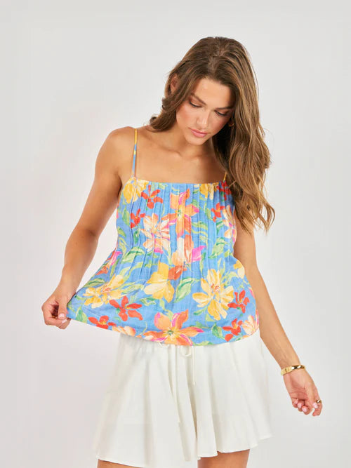 Beach Cowgirl Pleated Cami