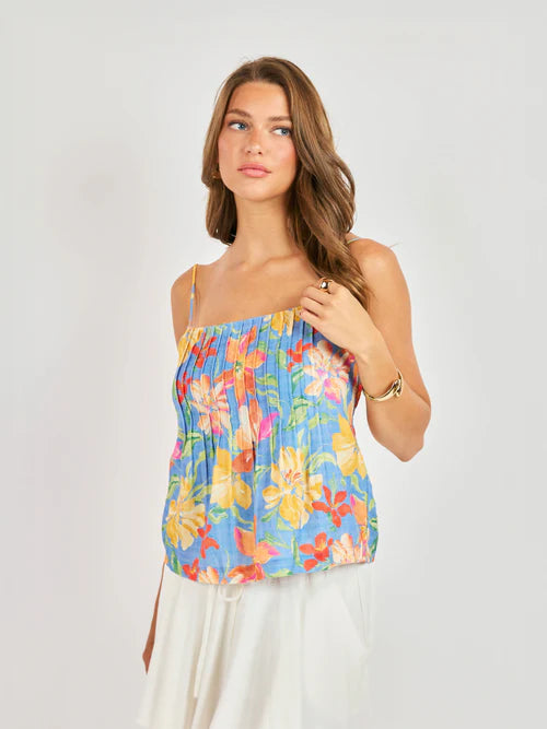 Beach Cowgirl Pleated Cami