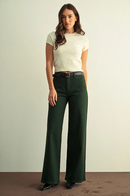 The Stretchy Wide Leg Jean