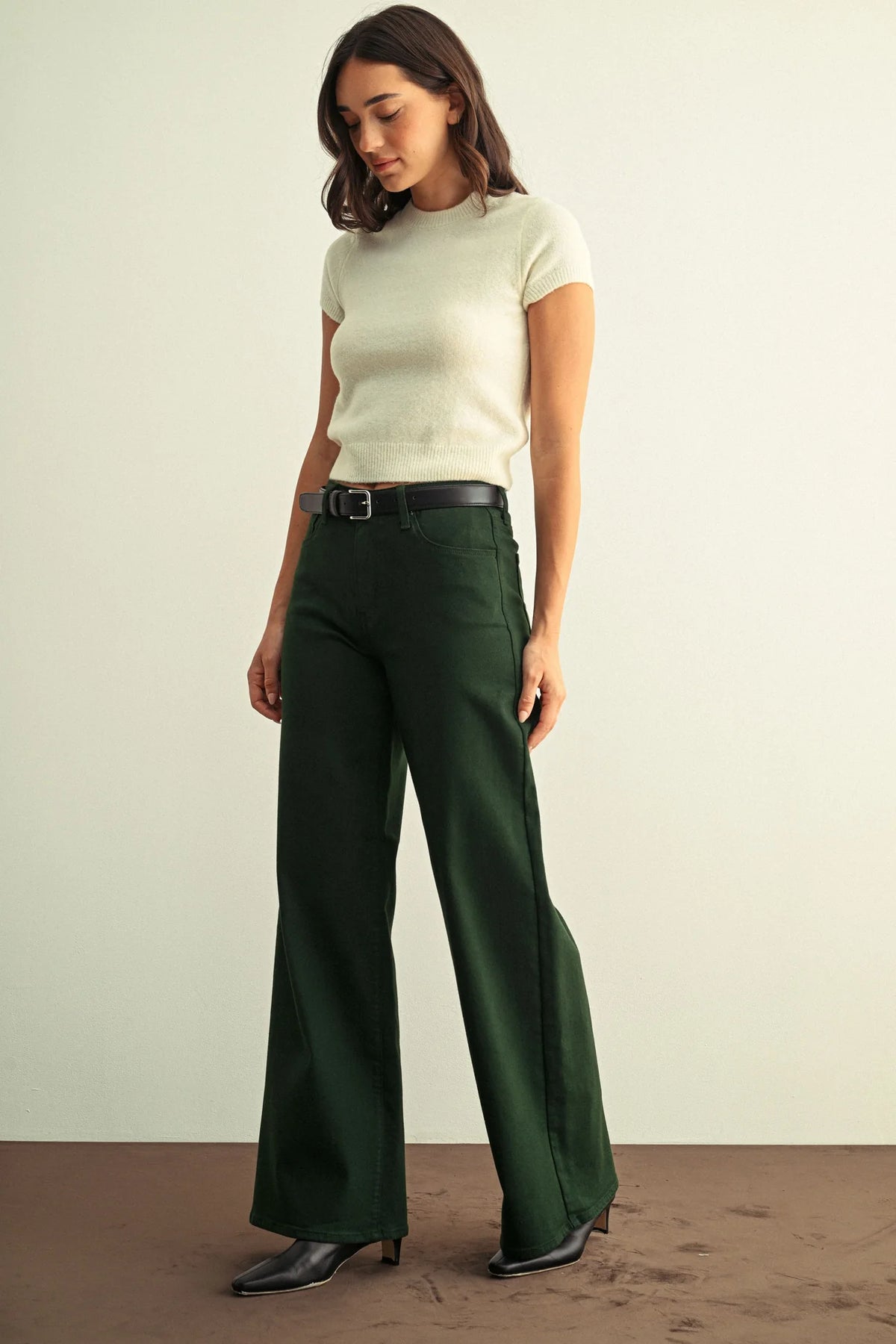 The Stretchy Wide Leg Jean