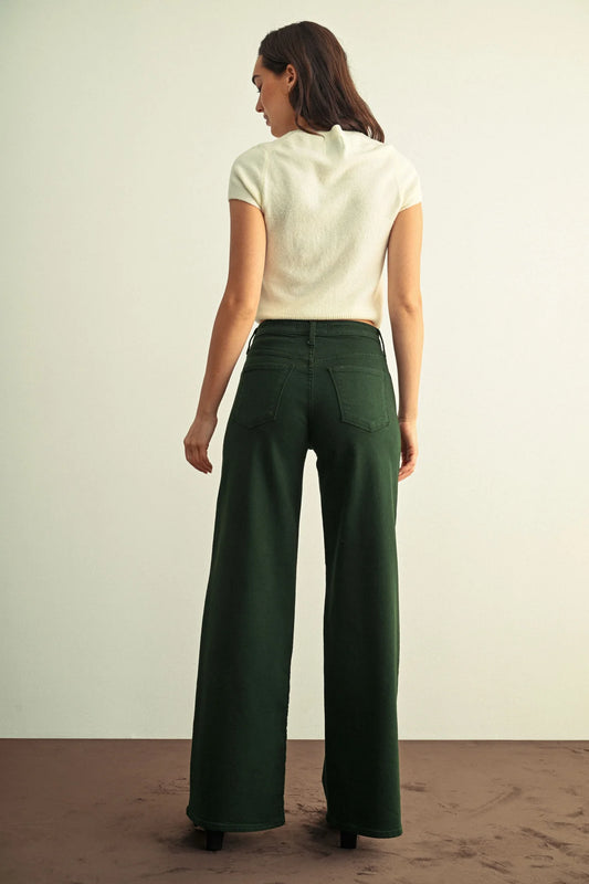 The Stretchy Wide Leg Jean