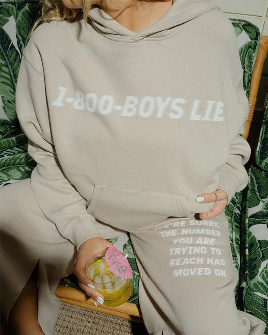 Boys Lie 1-800 Racer Hoodie