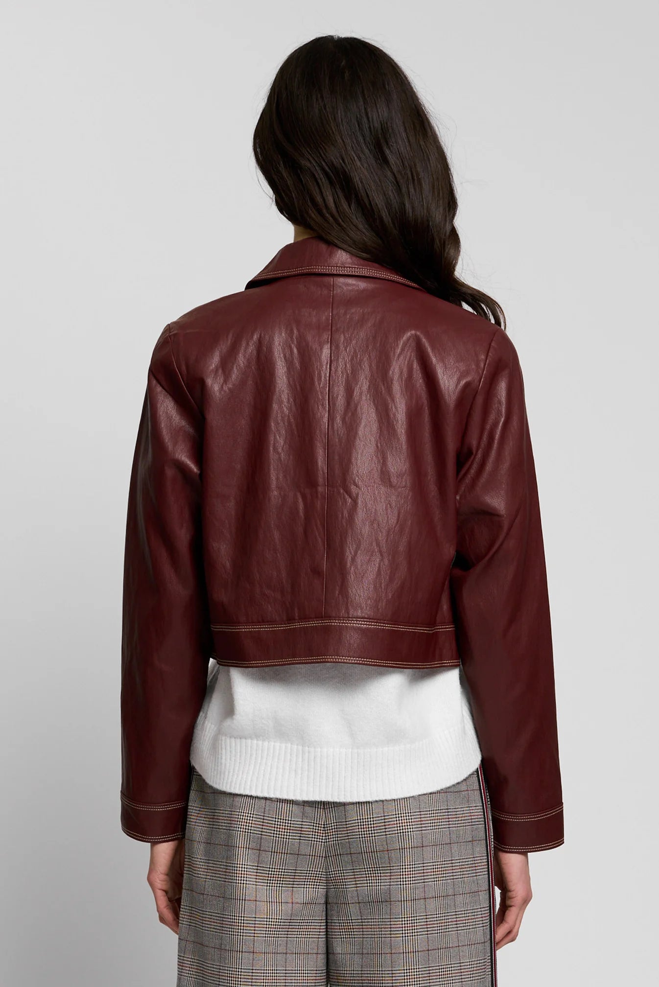 Hazel Topstitched Jacket
