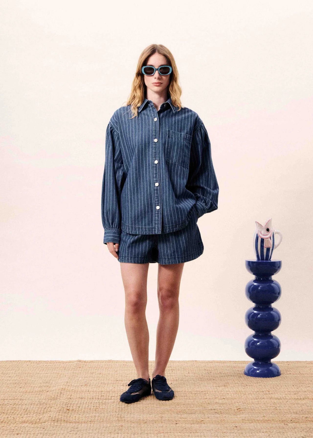 Chicamia Blue Denim Short