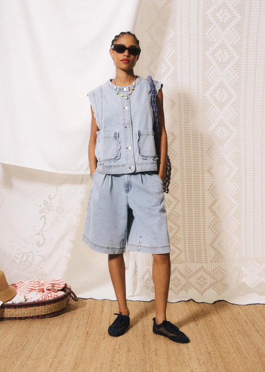 LILLO Denim Blue Vest