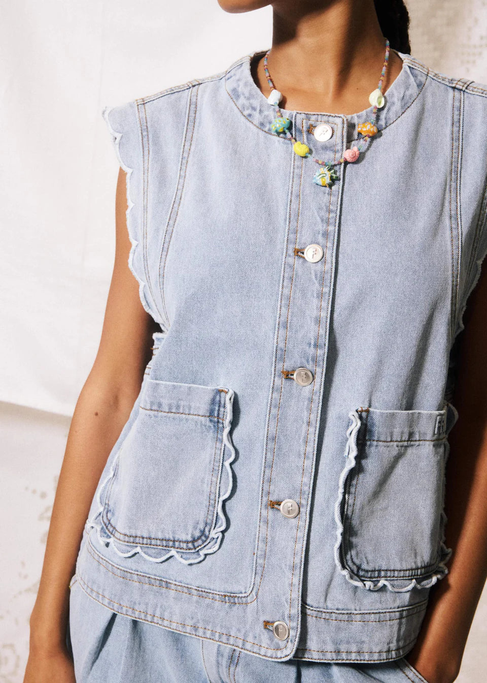 LILLO Denim Blue Vest