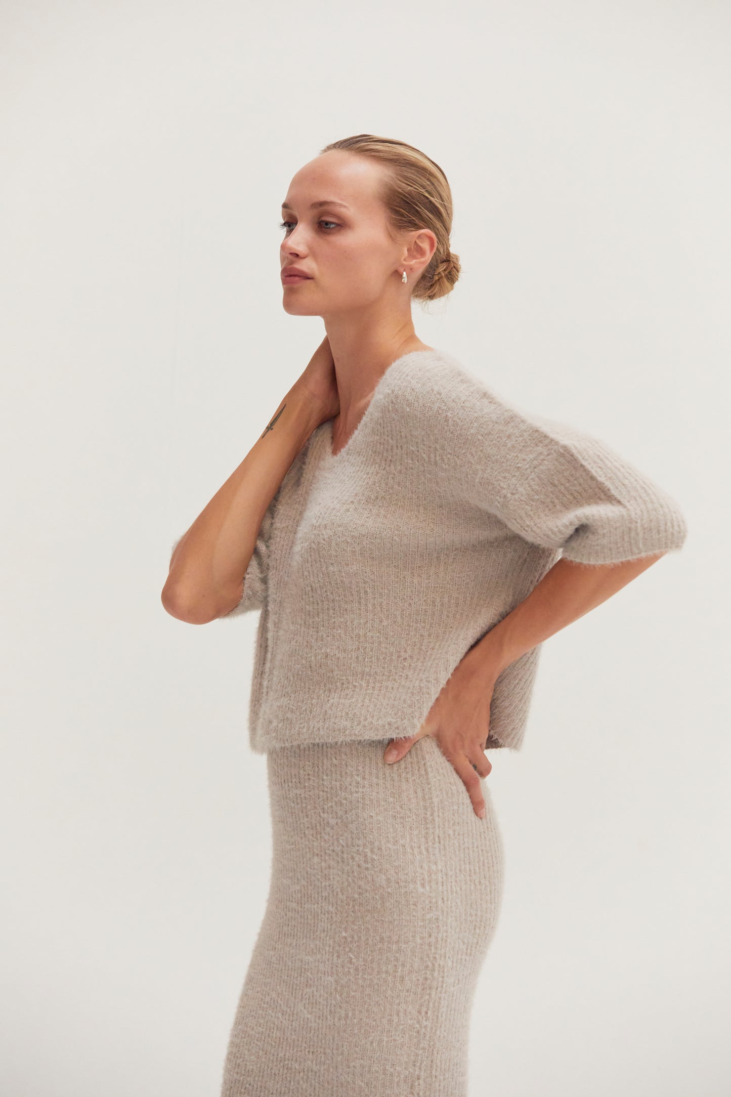 June Fuzzy Midi Skirt