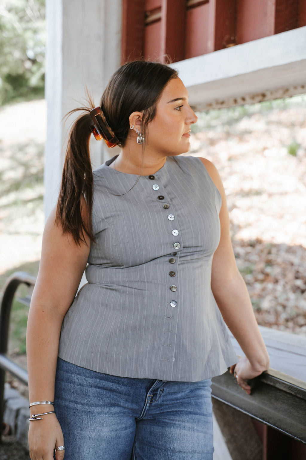Pinstripe Waistcoat