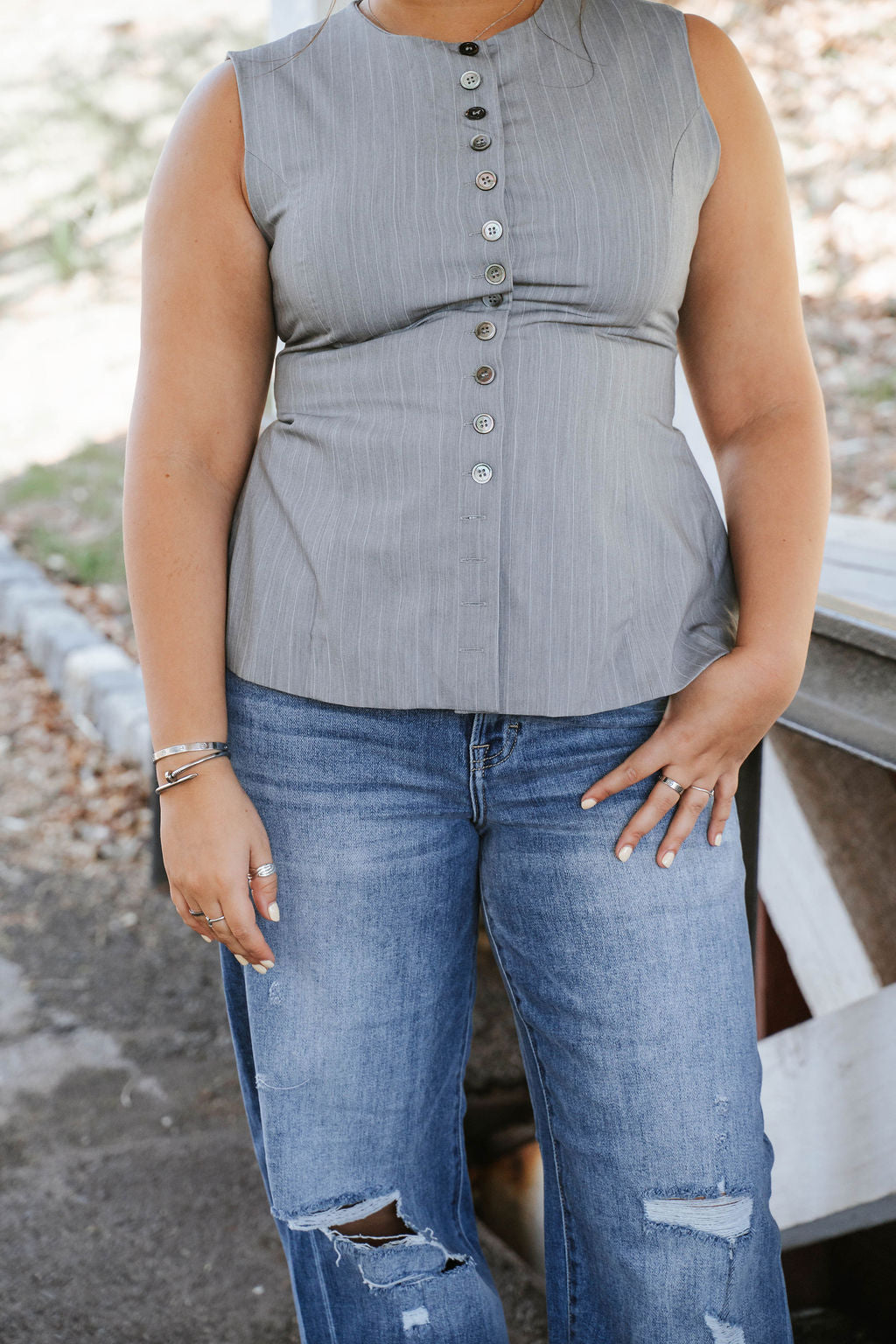 Pinstripe Waistcoat