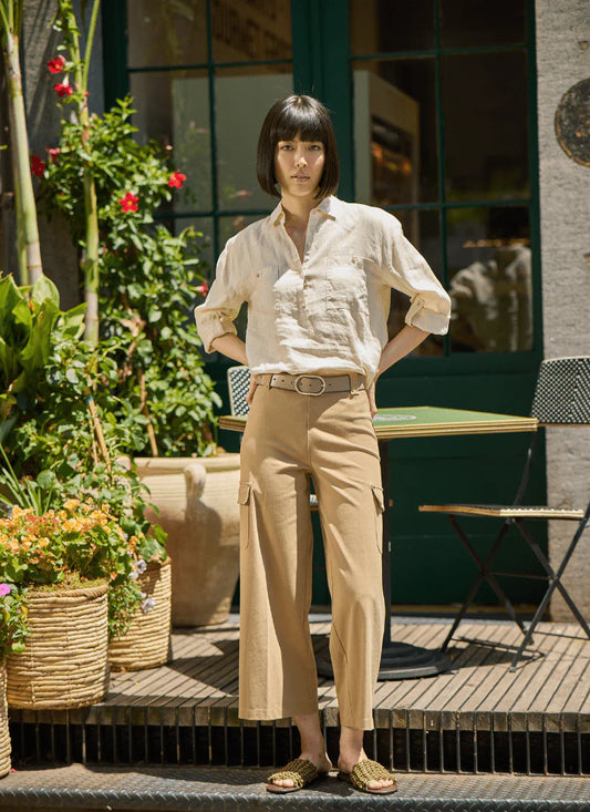 Erin West Utility Wide Leg Crop