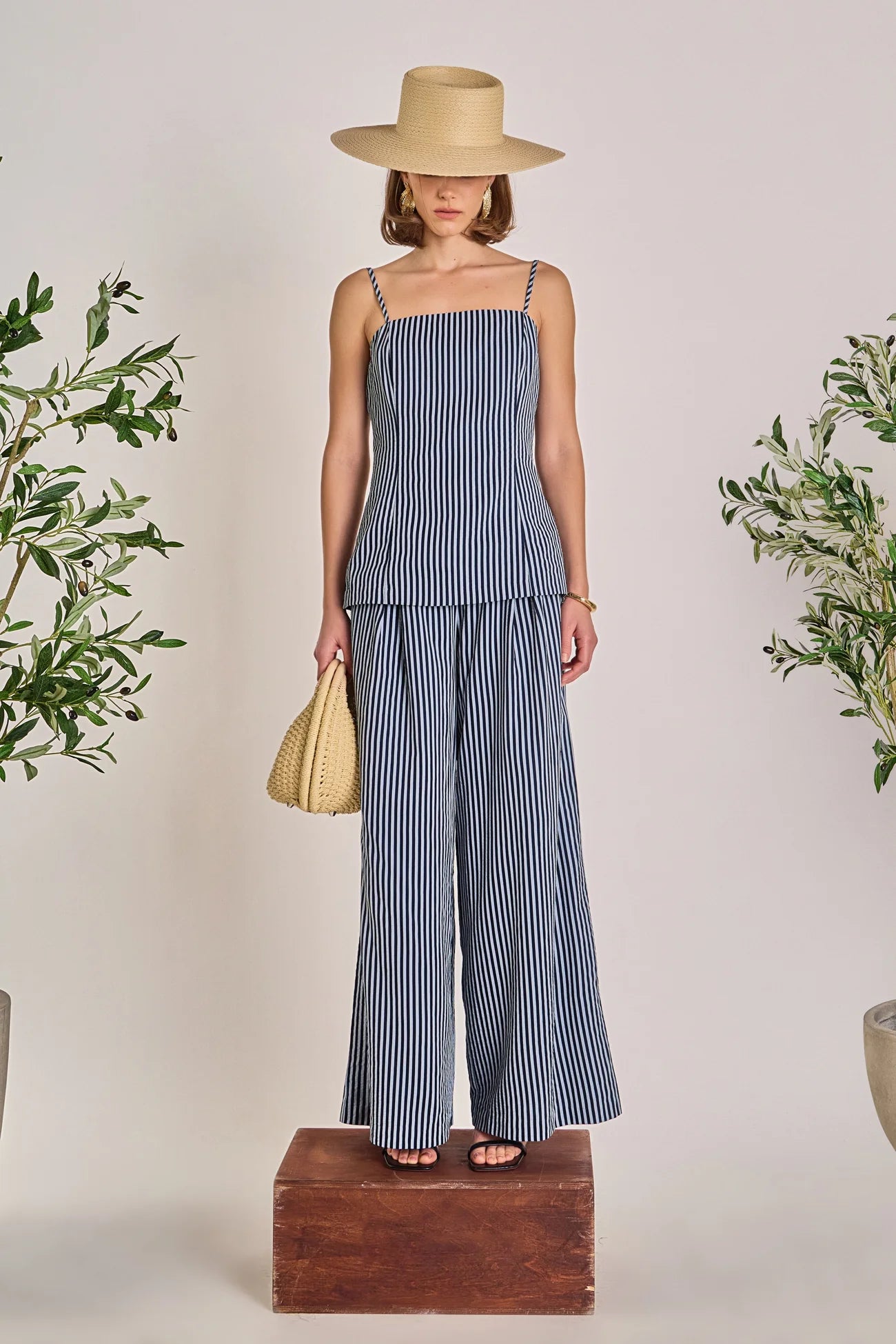 Baha Striped Long Top