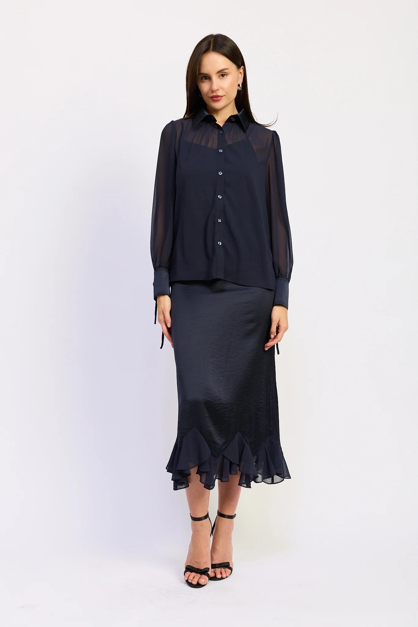 Gia Maxi Slip Skirt