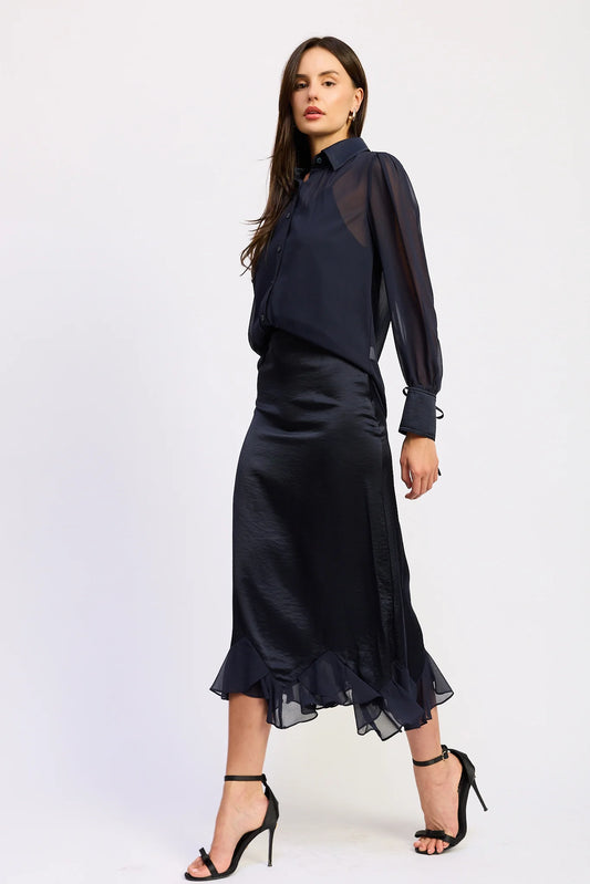 Gia Maxi Slip Skirt