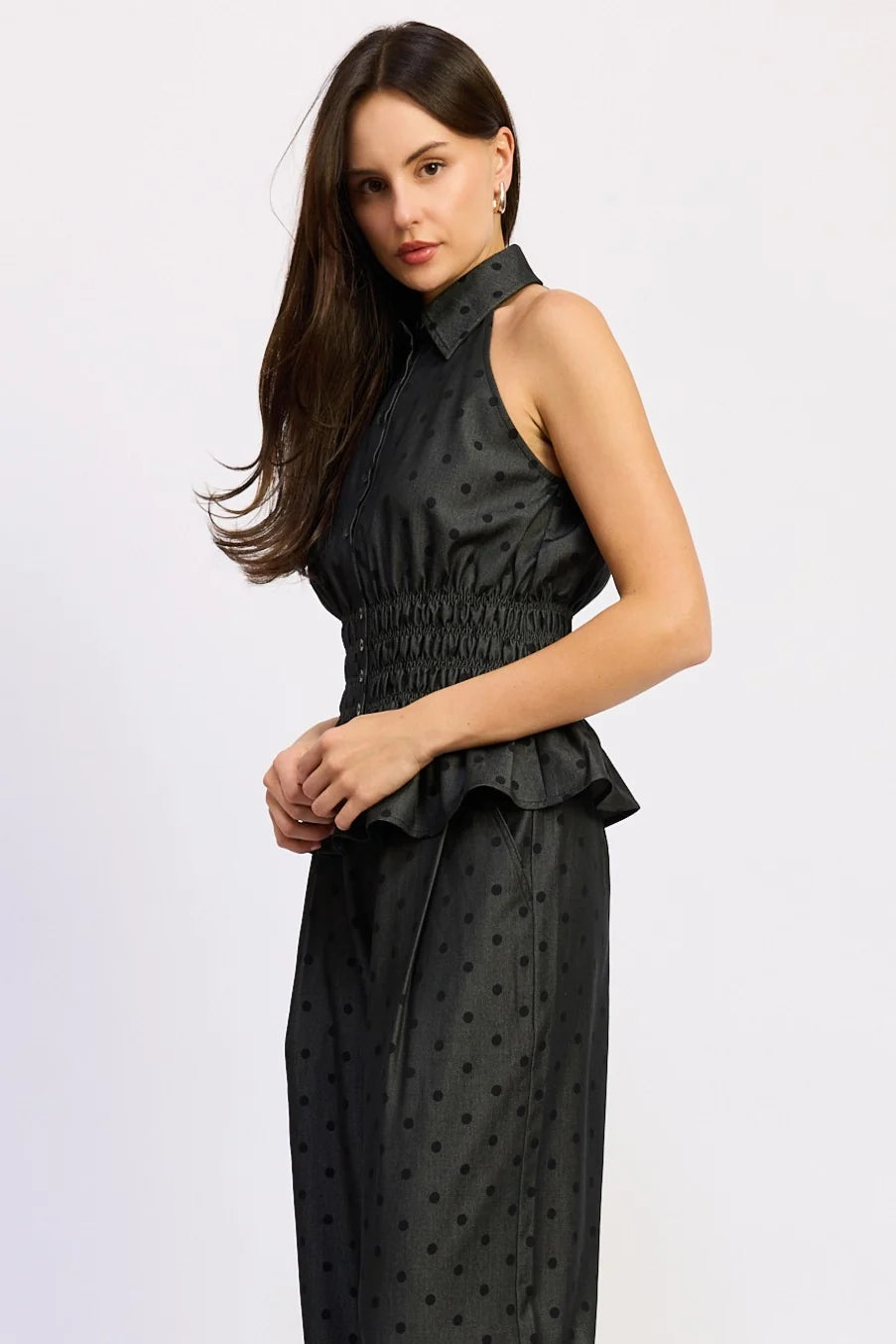 Adrienne Peplum Top