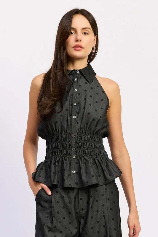 Adrienne Peplum Top