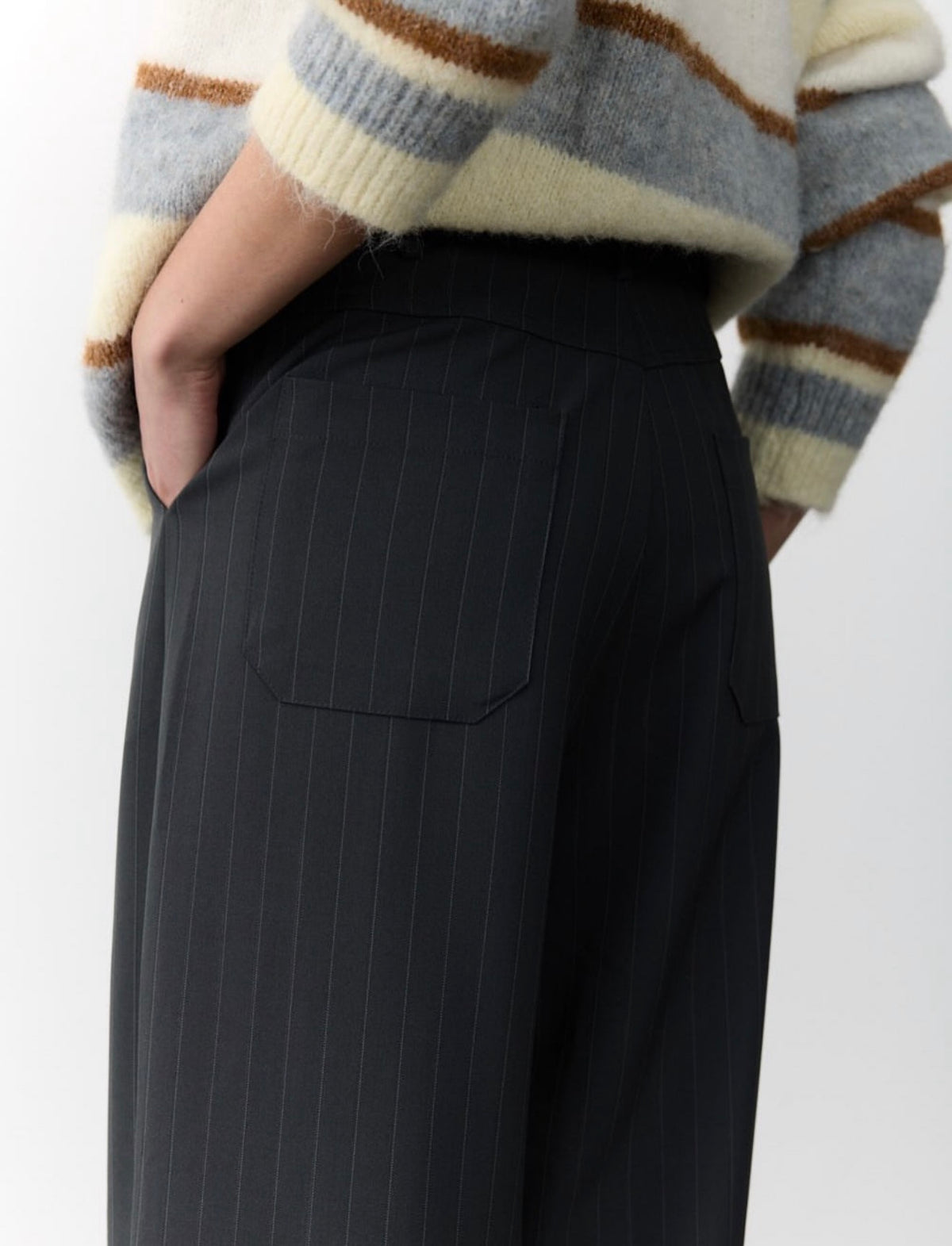 Penelope Barrel Leg Trousers