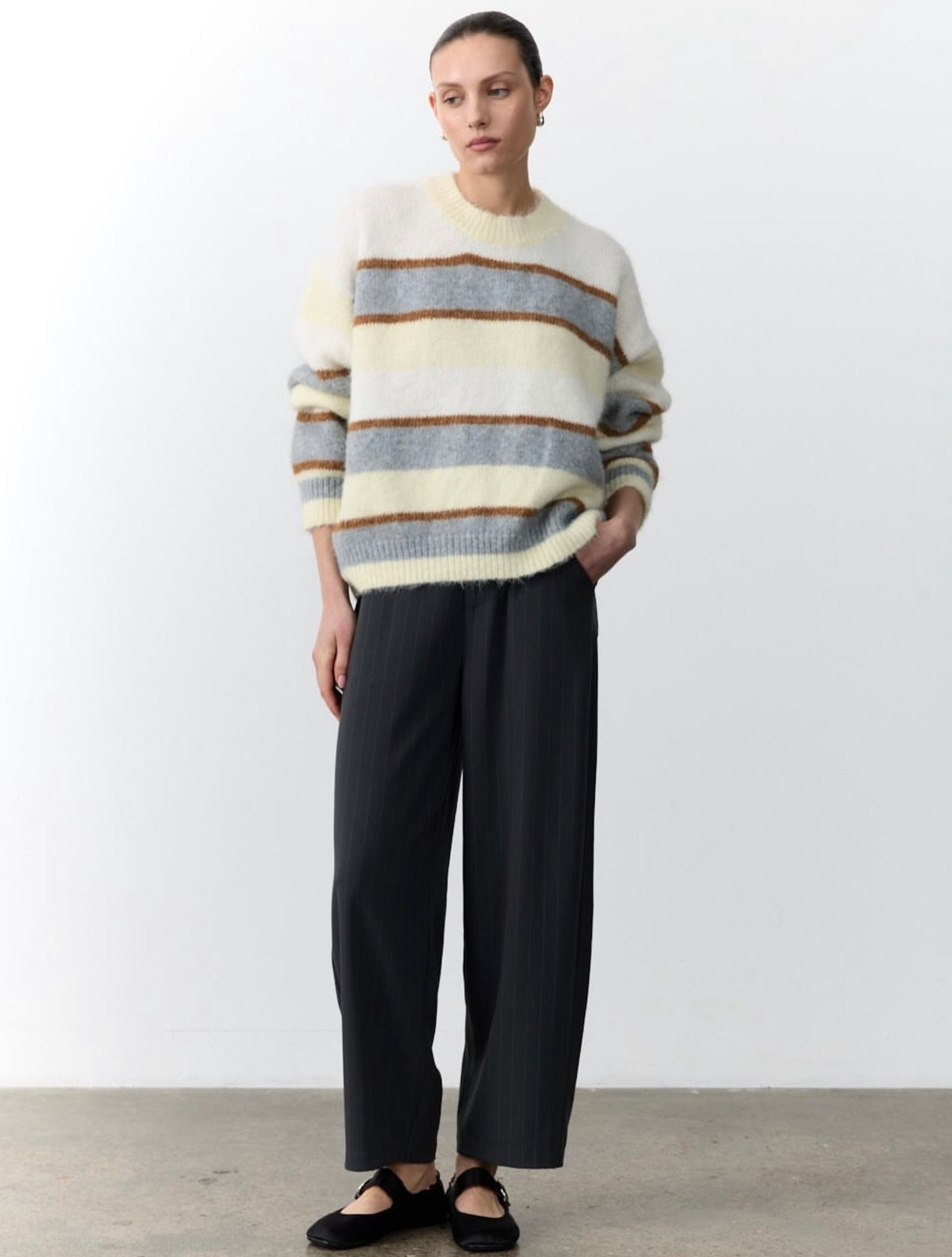 Penelope Barrel Leg Trousers