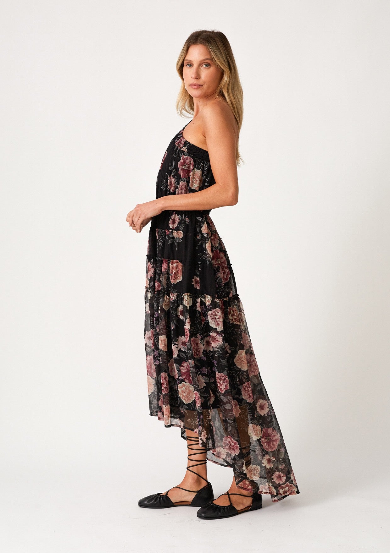Florenna One Shoulder Maxi