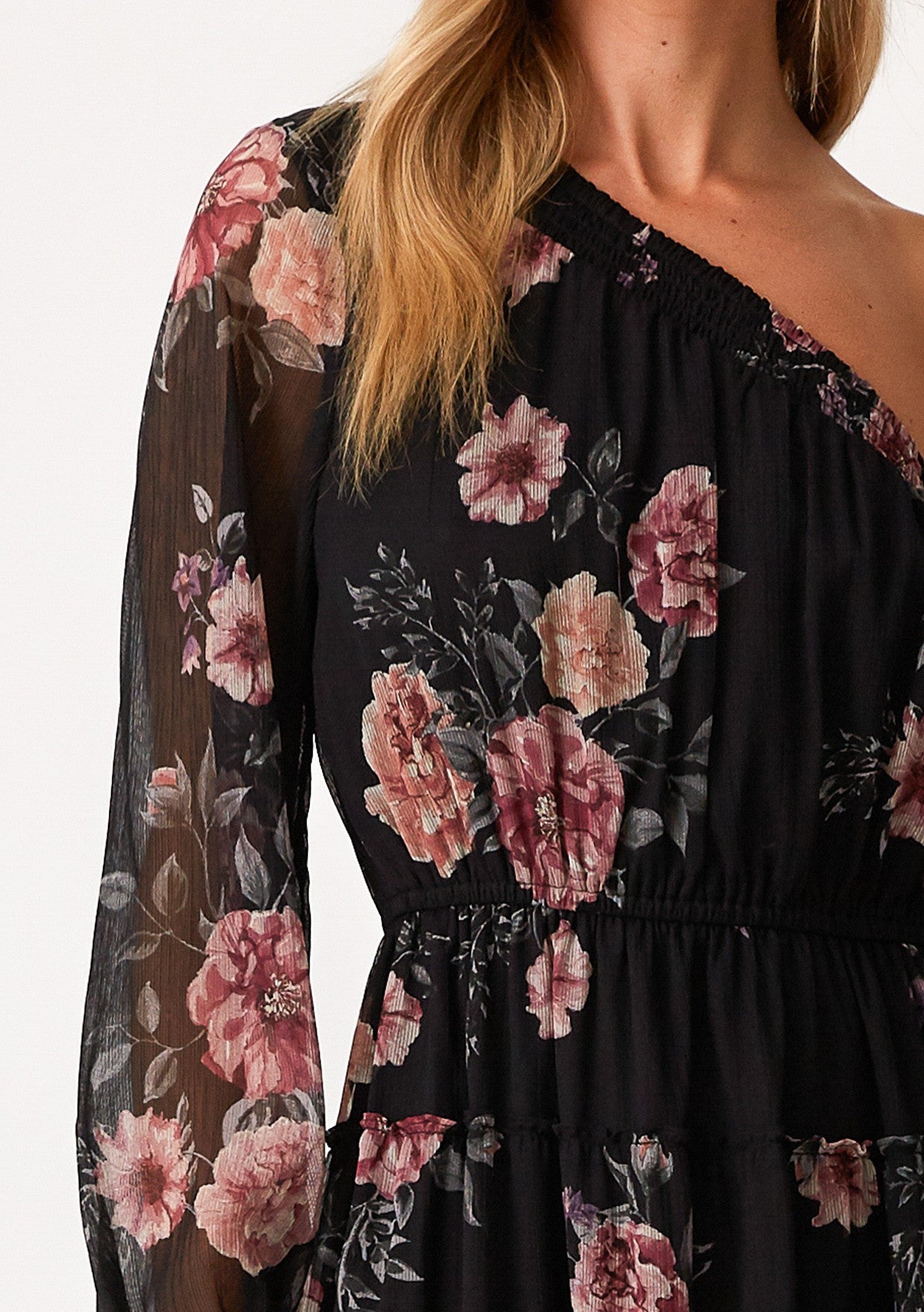 Florenna One Shoulder Maxi