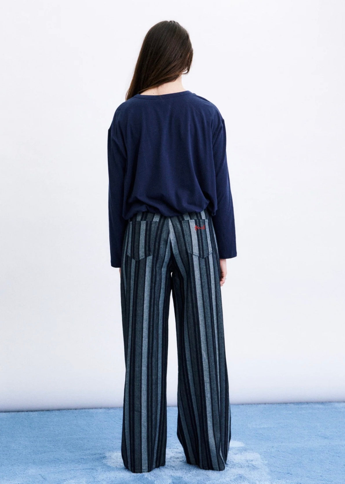 Haneul Navy Blue Top