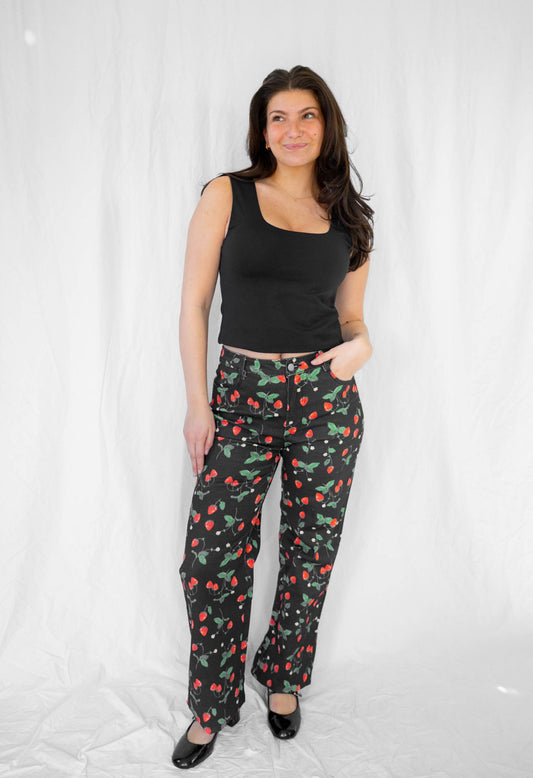 Berry Berry Straight Leg Pants