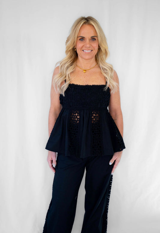 Connie Crochet Top