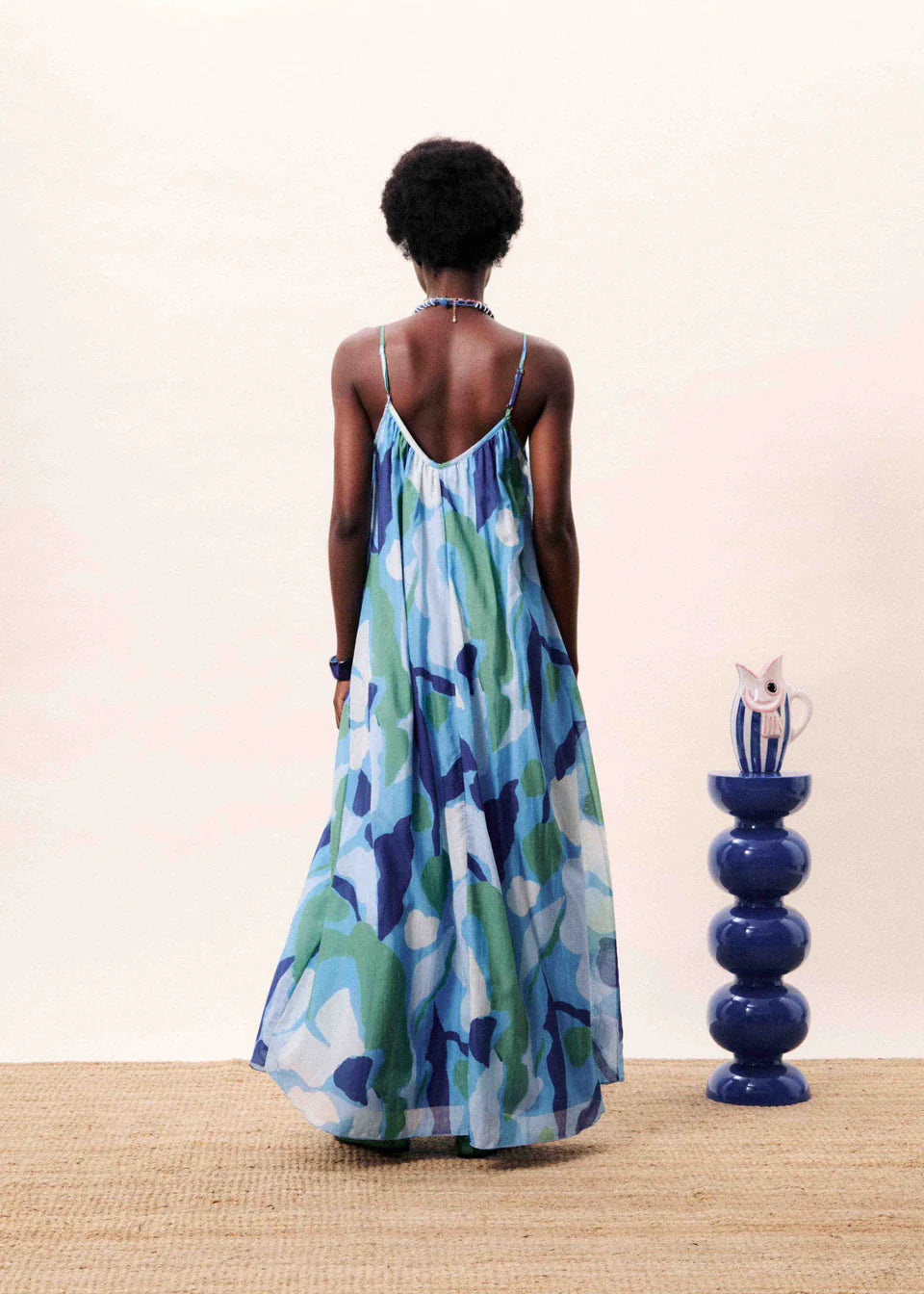 Andaman Dress Blue Water Lily