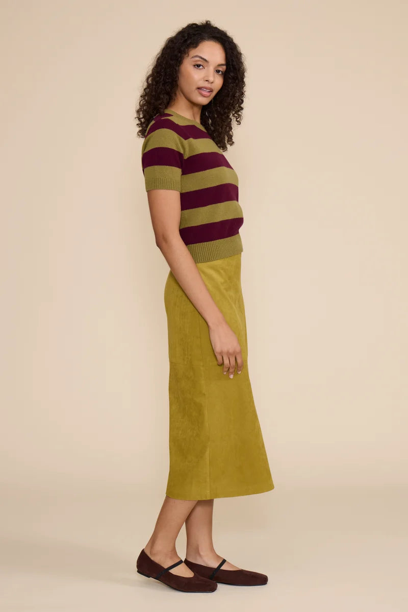 Lindsay Faux Suede Skirt