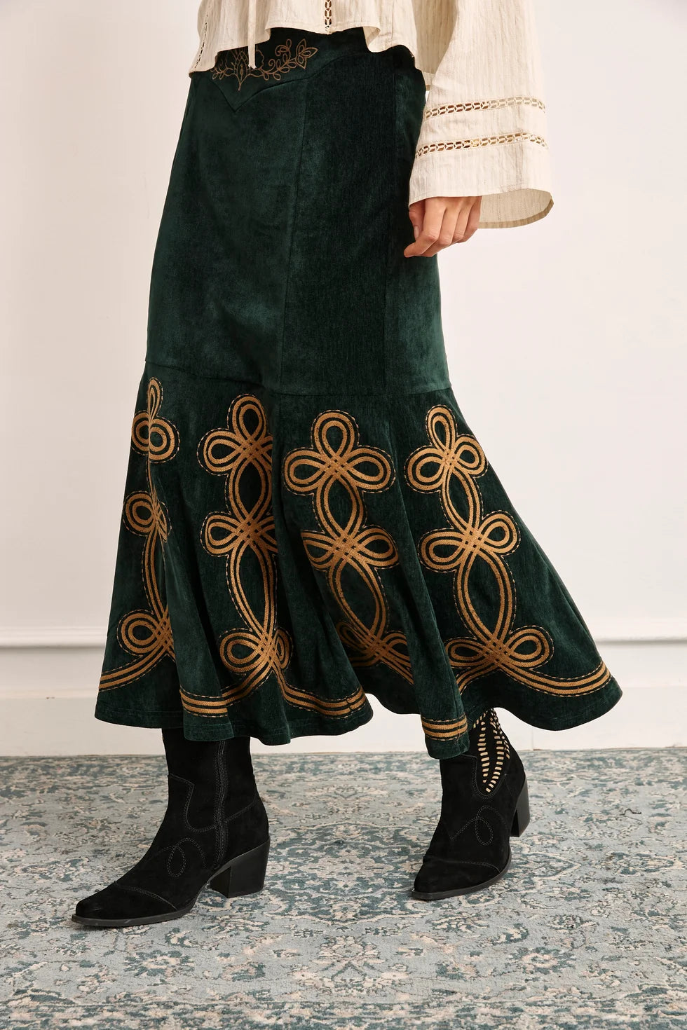 Cleo Velvet Skirt