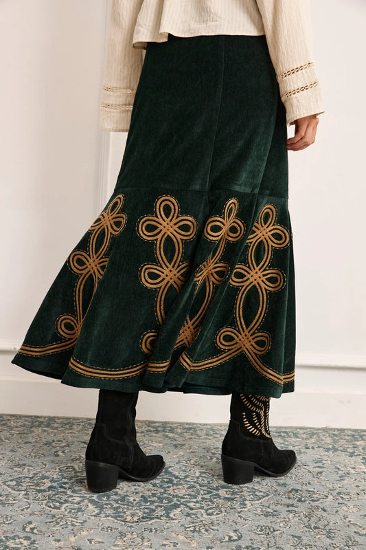 Cleo Velvet Skirt