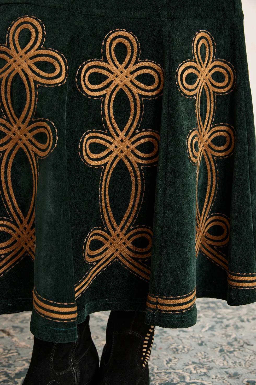 Cleo Velvet Skirt