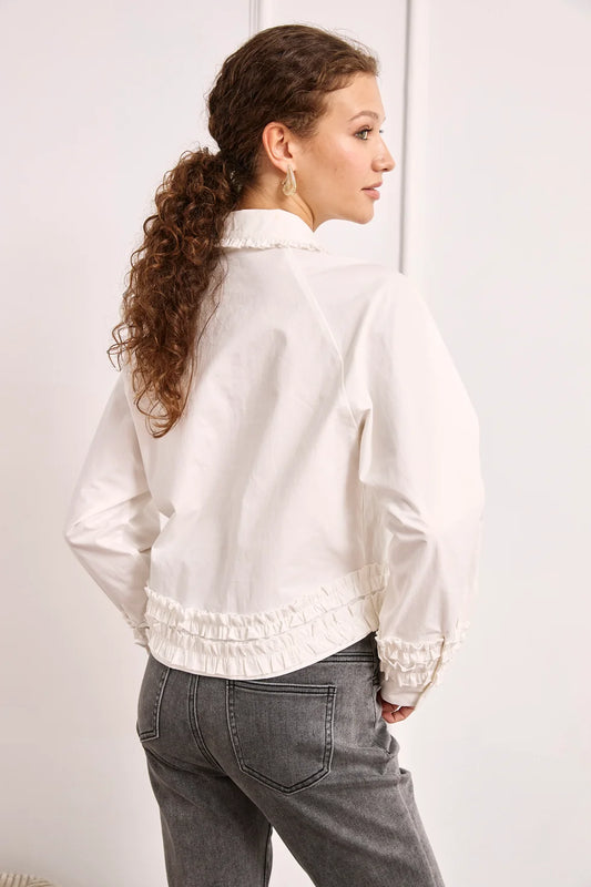 Dasto Ruffled Shirt Blouse