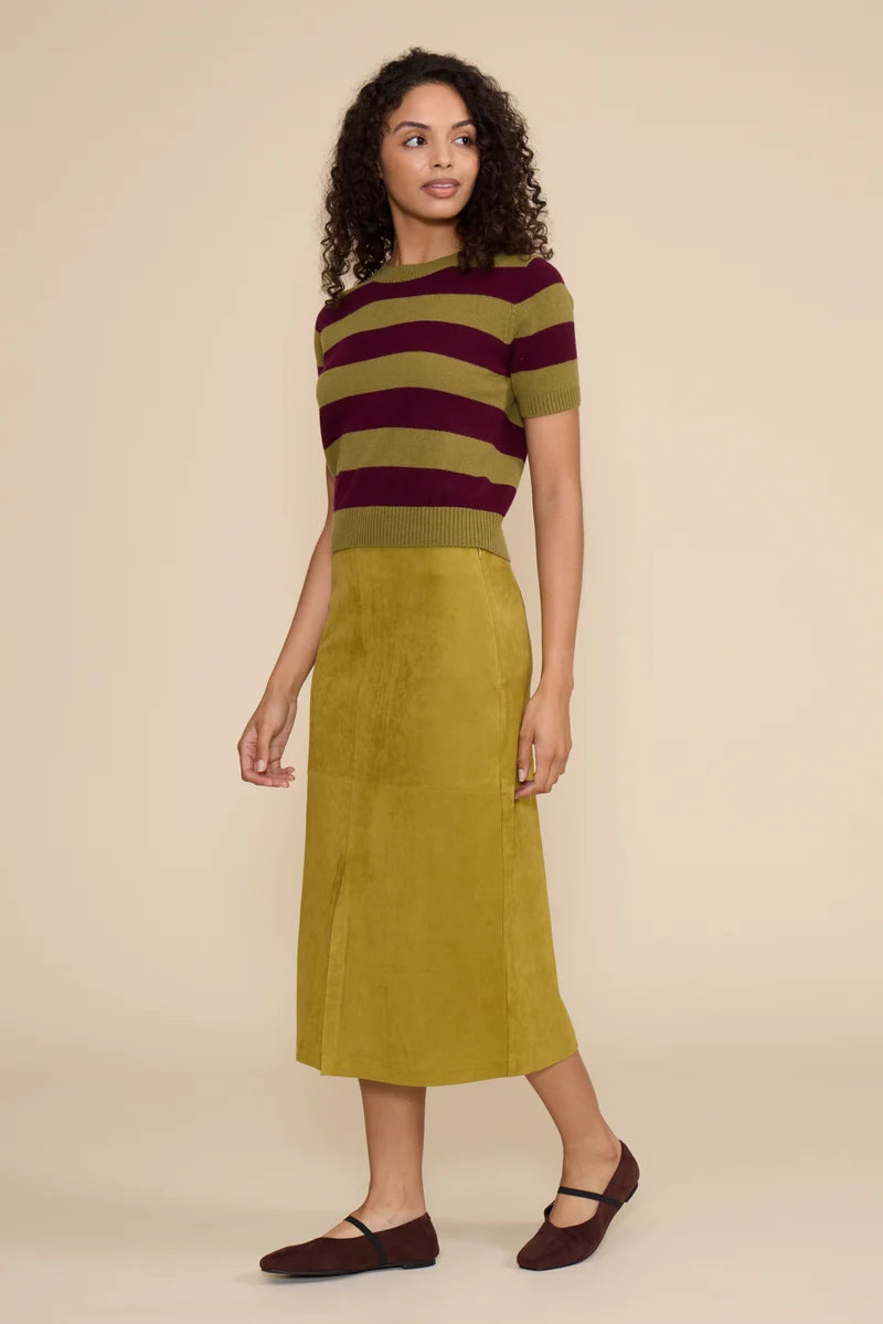 Lindsay Faux Suede Skirt