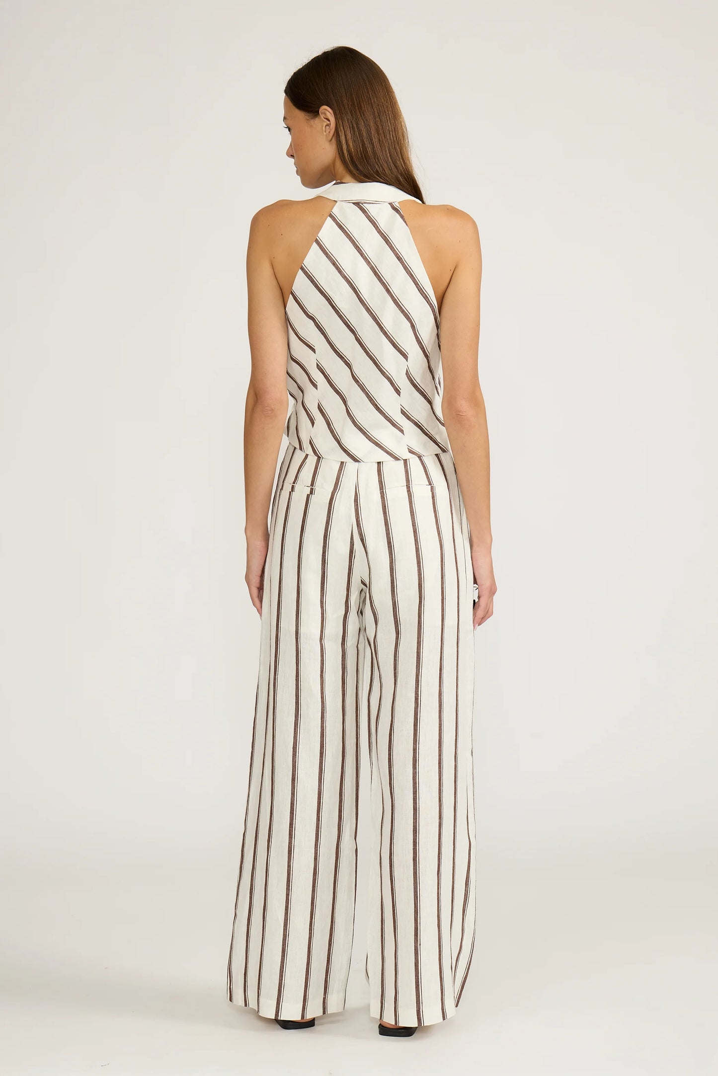 Lola Striped Wrap Top