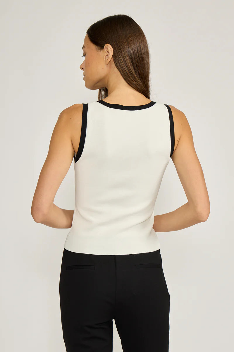 Nancy V-Neck Knit Top