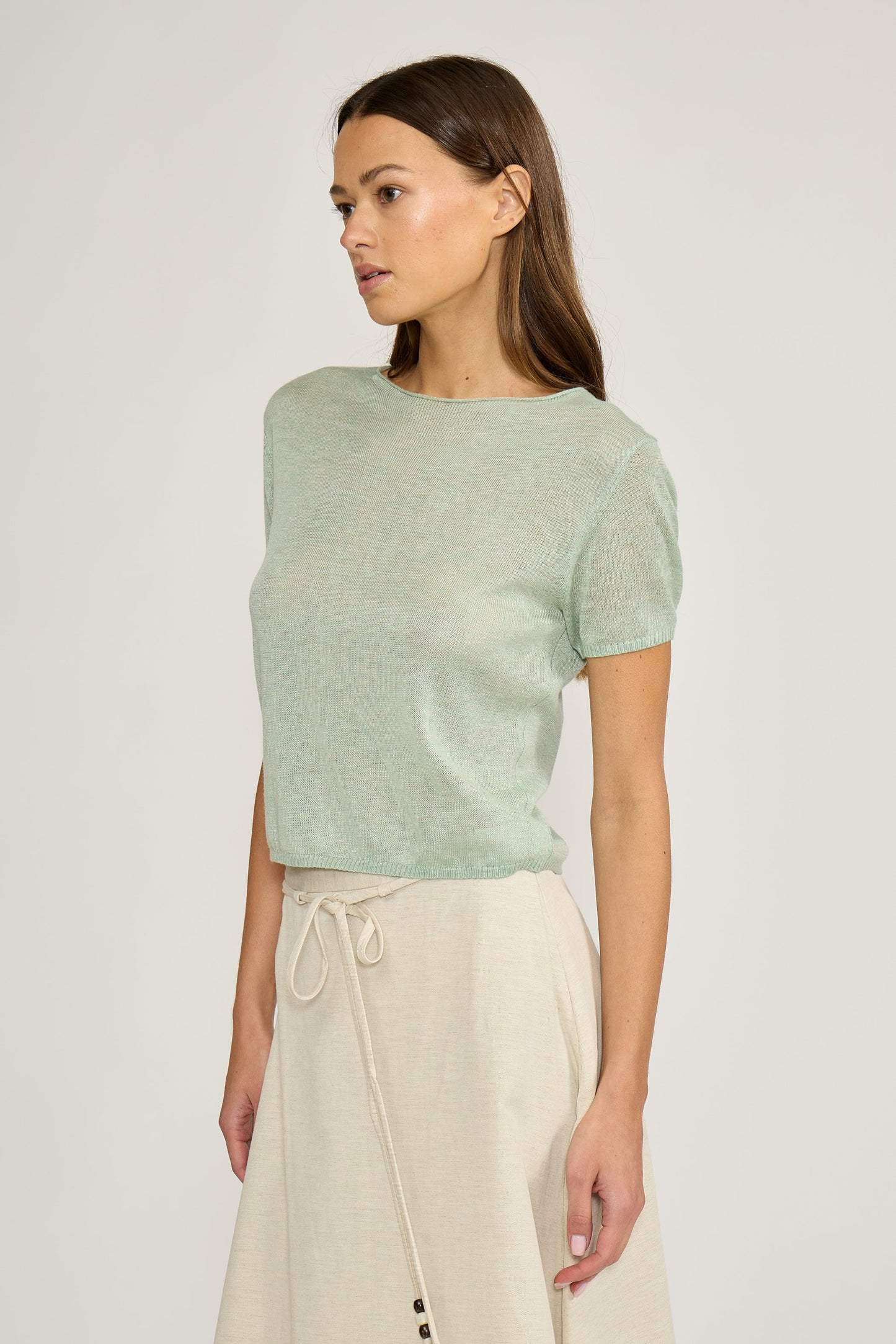 Macie Knit Sage Top