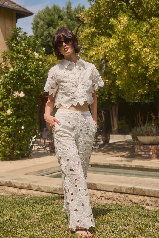 Jane Eyelet Pants