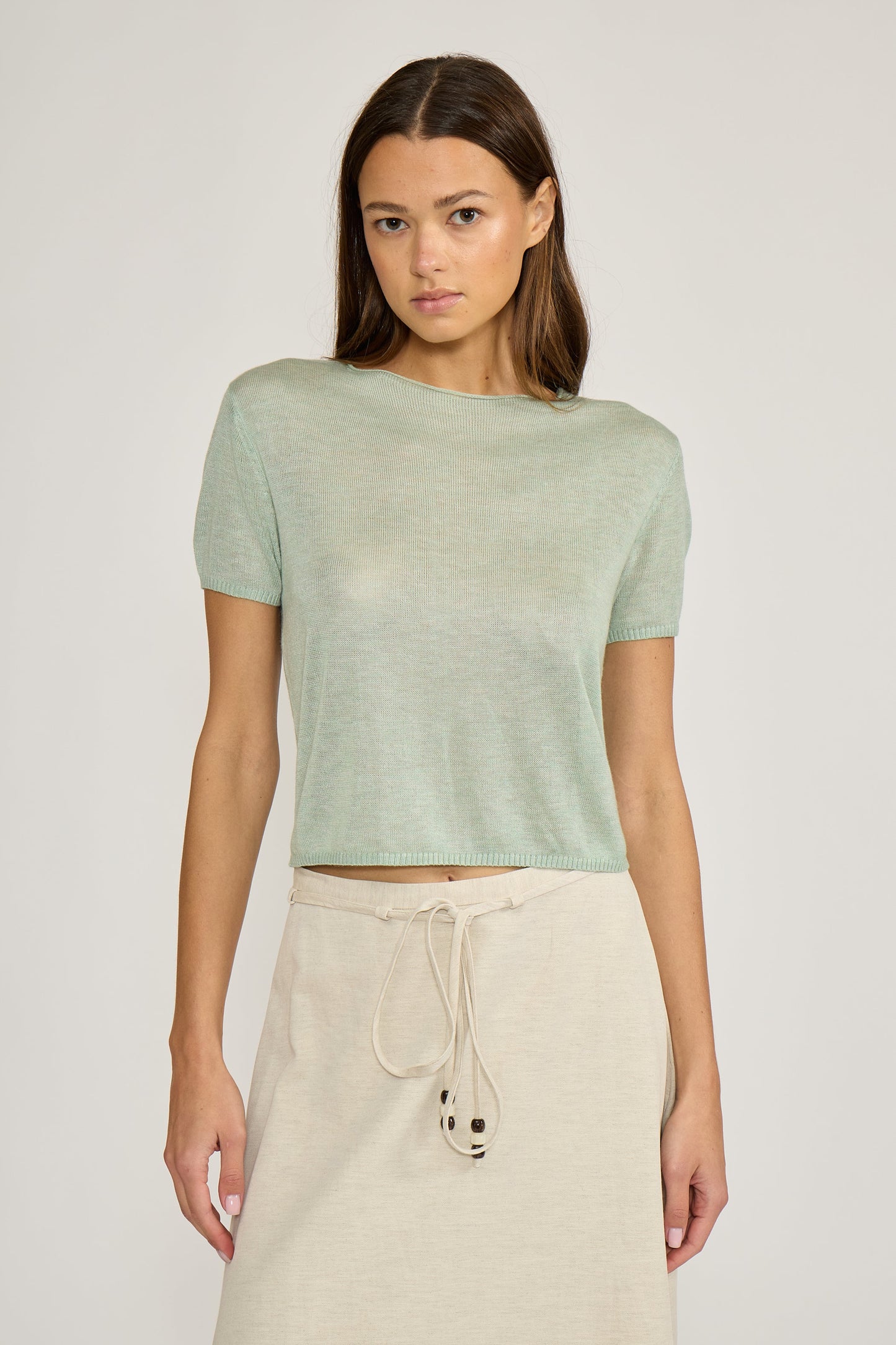 Macie Knit Sage Top