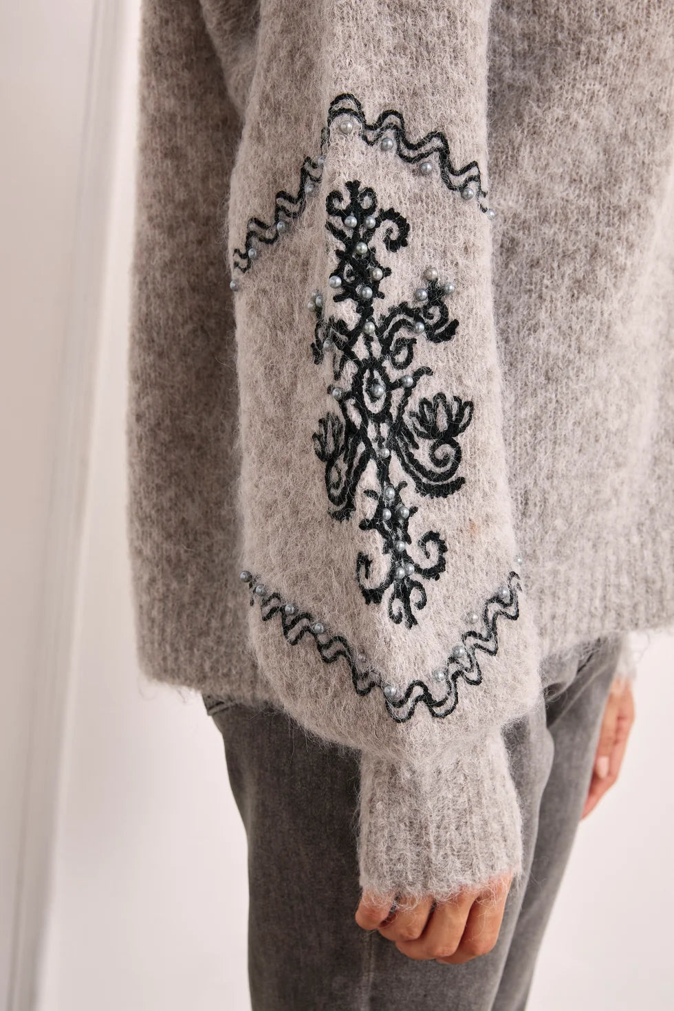 Milora Beaded Sweater