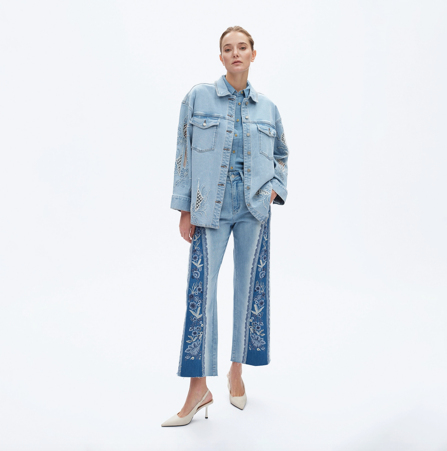 Pinewoods Wide Leg Jeans