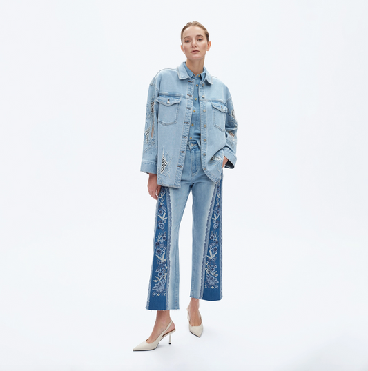 Pinewoods Wide Leg Jeans