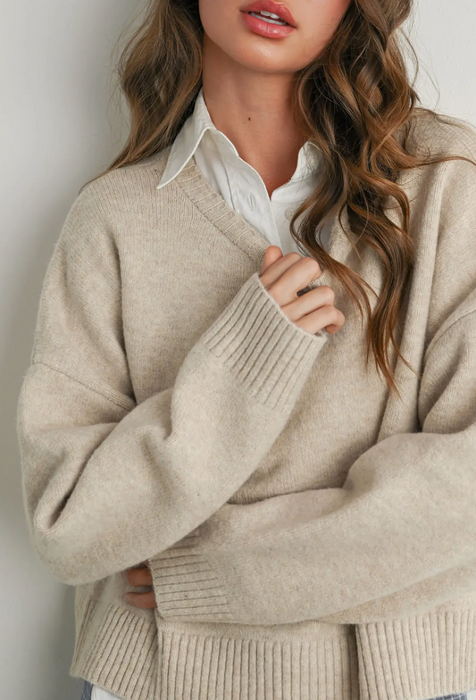 Tia Tie-Back Sweater