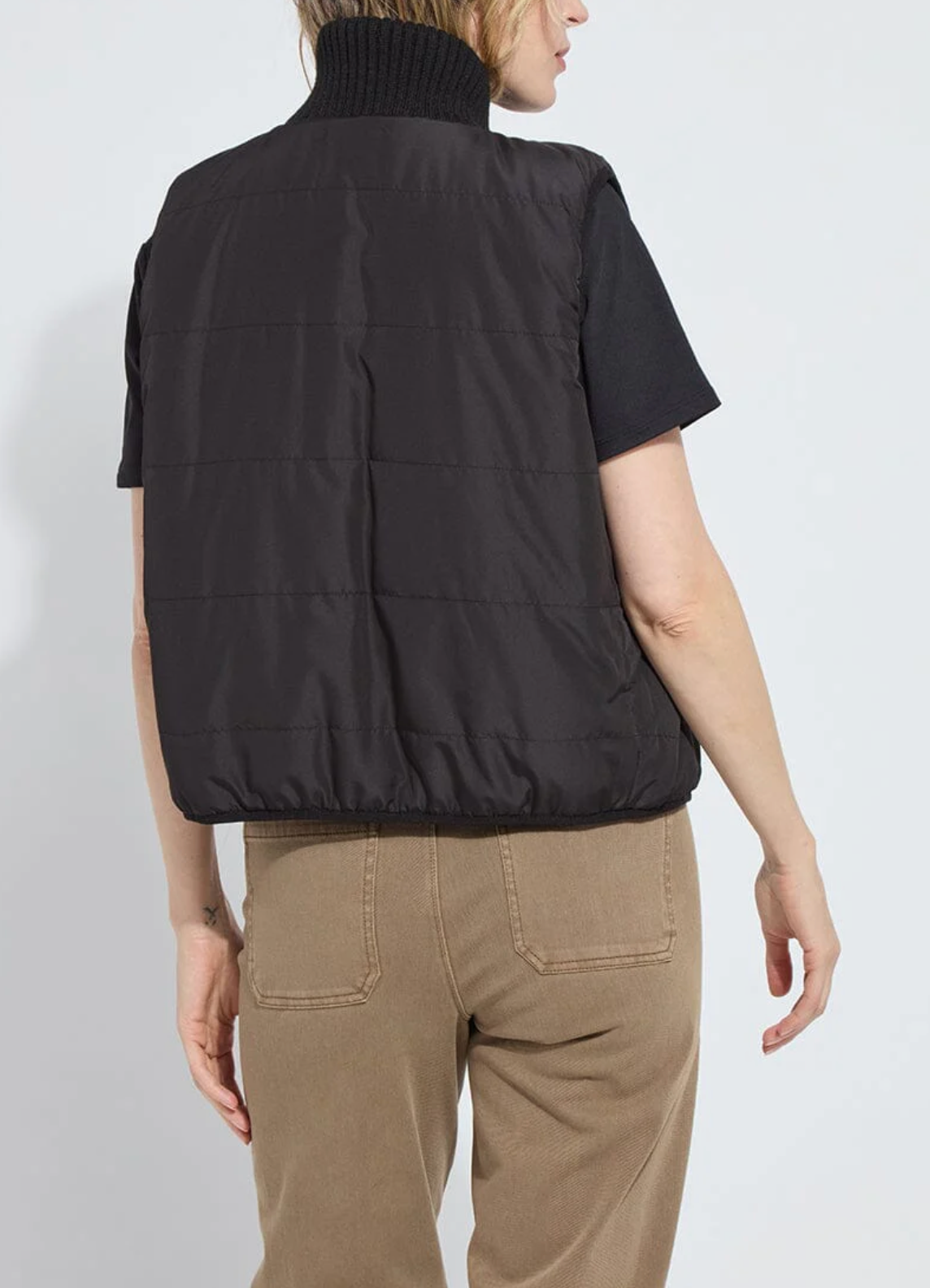 Prudence Reversible Puffer Sweater Vest