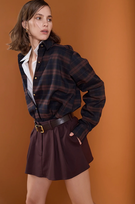Sasha Check Shacket