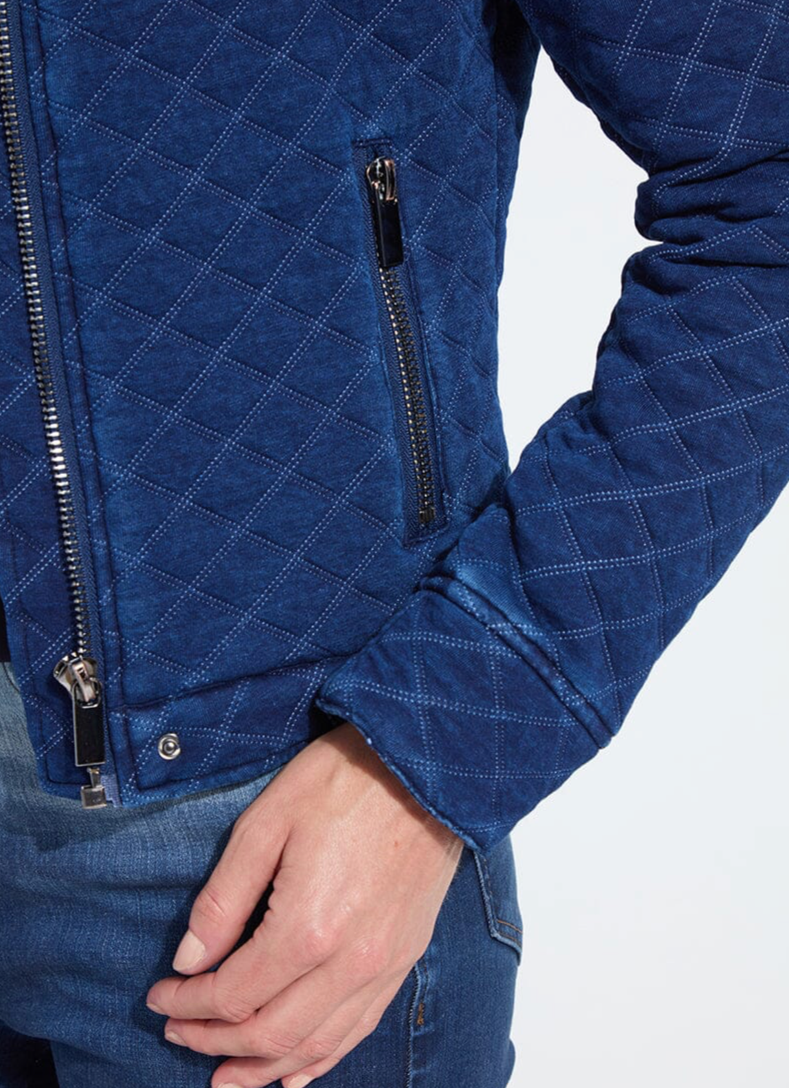 Elora Quilted Jersey Jacket
