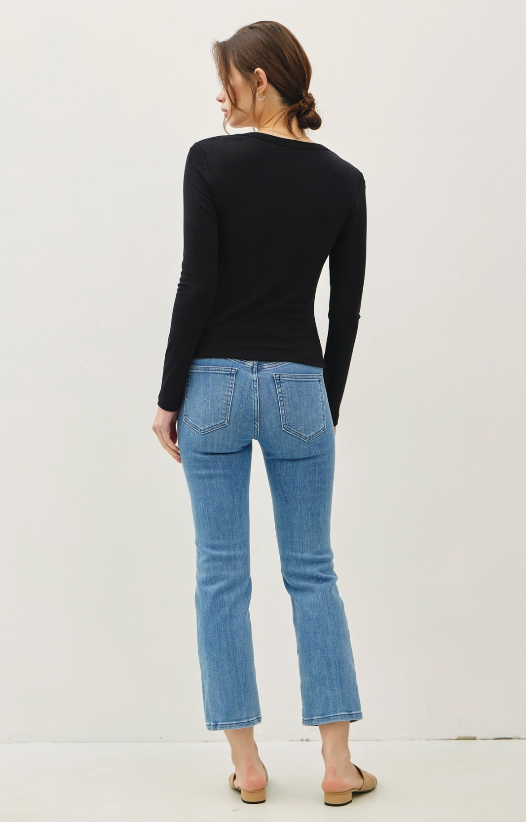 Baby Scoop Neck Long Sleeve Top